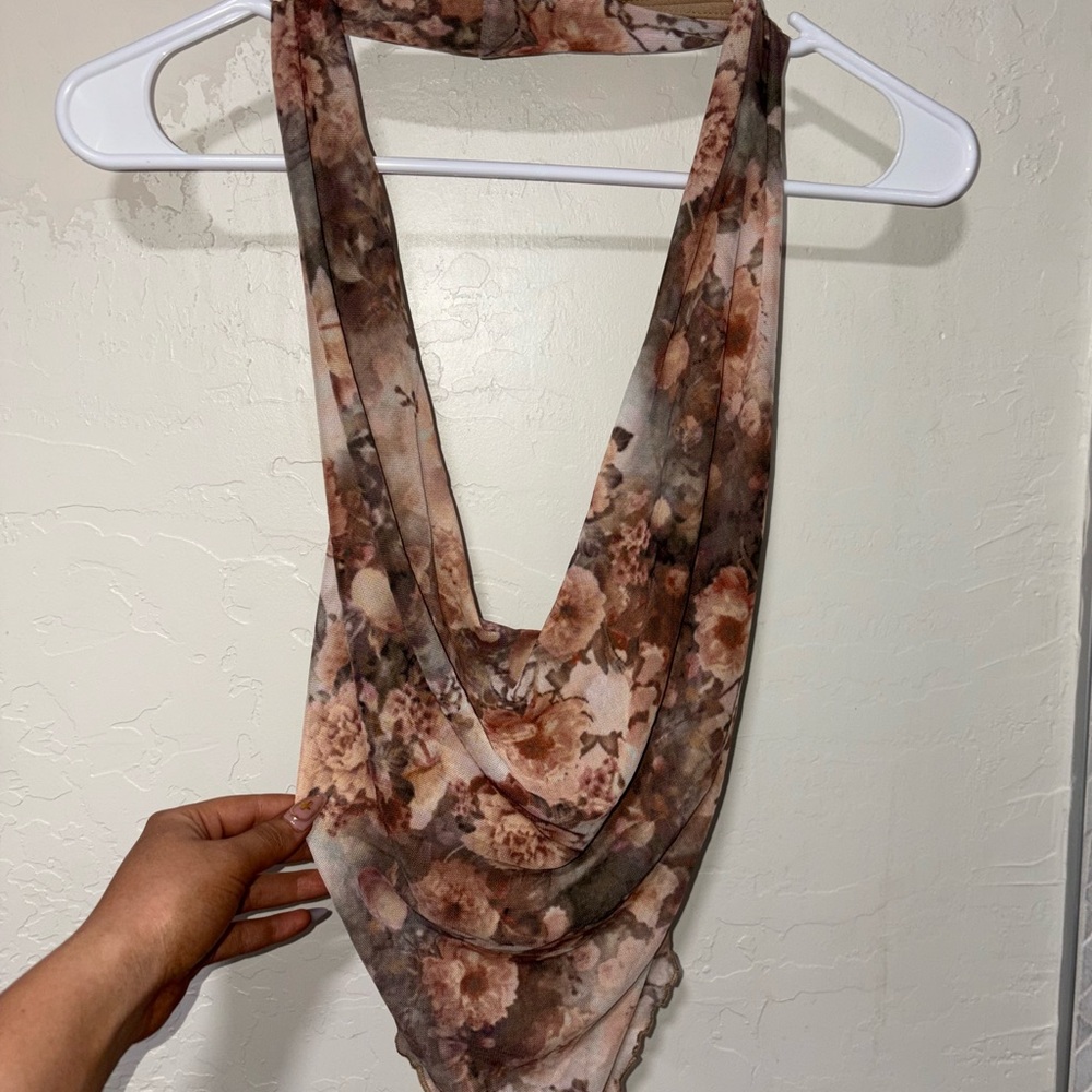 Windsor Brown and Cream Tank Top